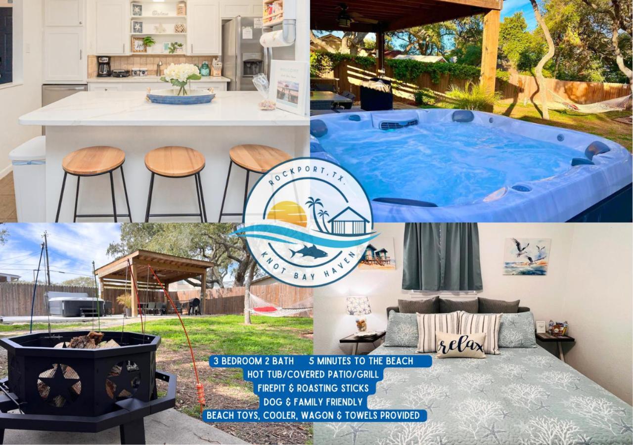 הוילה רוקפורט Knot Bay Haven, Dog Friendly, Hot Tub, Fenced Yard, Patio And Grill, 3 Br מראה חיצוני תמונה
