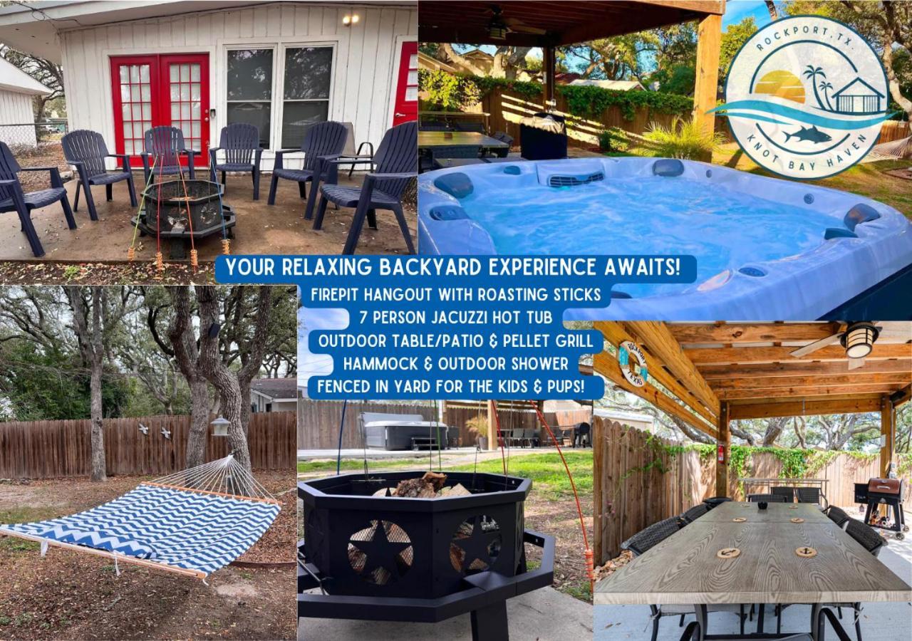 הוילה רוקפורט Knot Bay Haven, Dog Friendly, Hot Tub, Fenced Yard, Patio And Grill, 3 Br מראה חיצוני תמונה